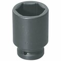 Williams Socket, 6 1/8 Inch OAL, Deep, 1 Inch Dr, 4 1/16 Inch Size JHW17-6130